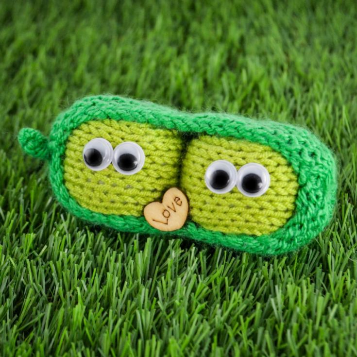 Hand Knitted Amigurumi Two Peas in a Pod product image