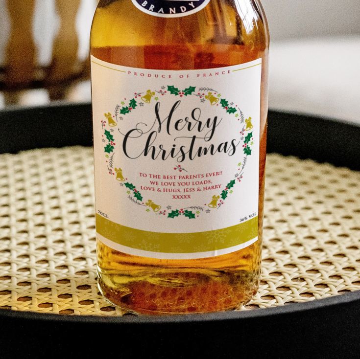 Personalised Christmas Brandy product image