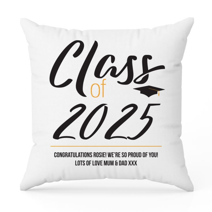 Personalised Class Of Graduation Cushion product image