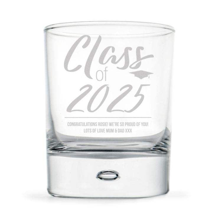 Personalised Class Of Graduation Whisky Tumbler product image