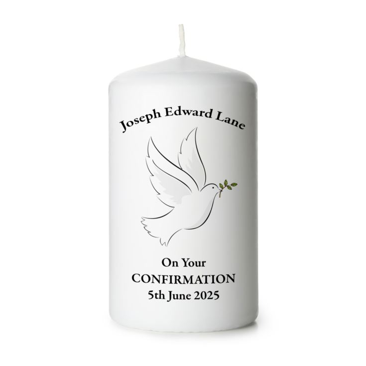 Personalised Confirmation Candle product image