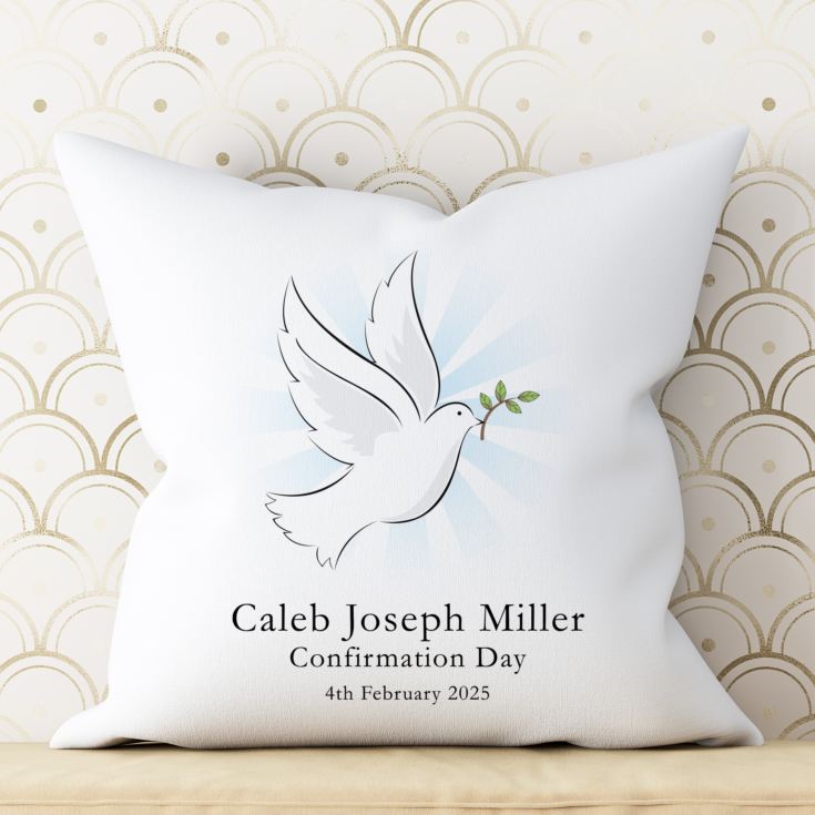 Personalised Confirmation Day Cushion product image