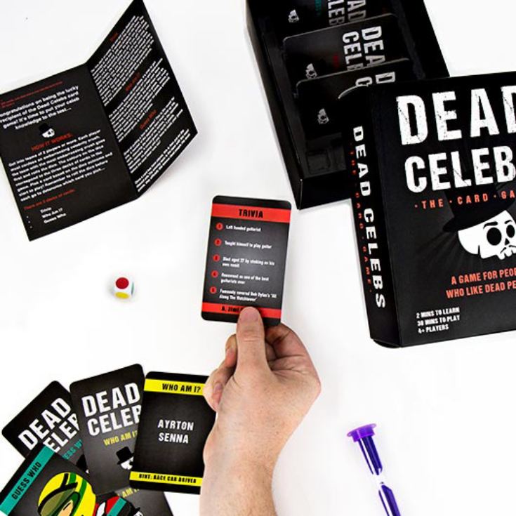 Dead Celeb Card Game | The Gift Experience