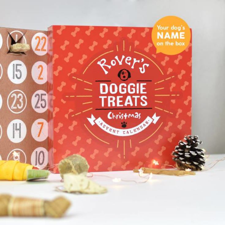 Personalised Dog Treats Advent Calendar The Gift Experience