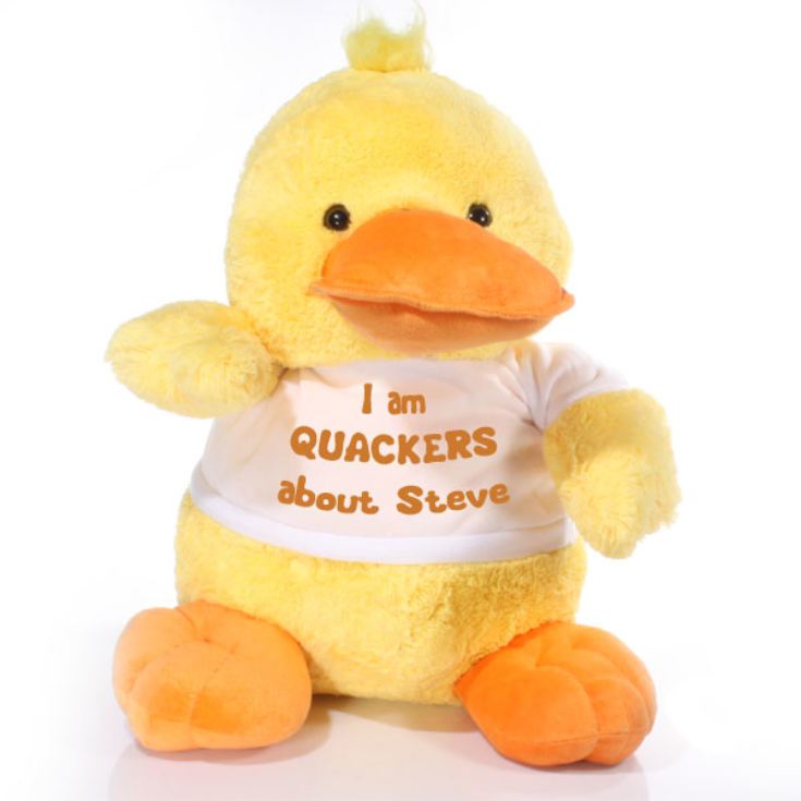 large soft toy duck