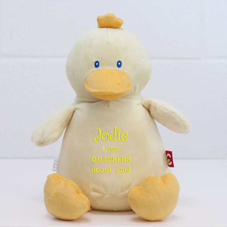 personalised duck teddy