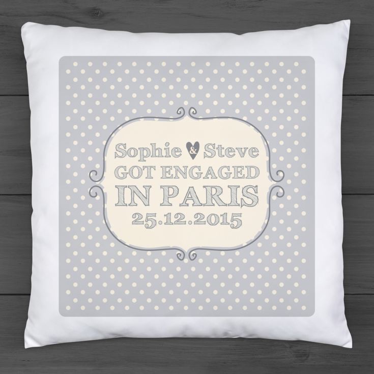 Personalised Engagement Cushion product image