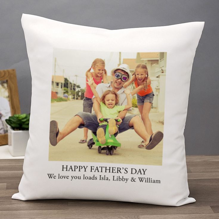 personalised fathers day pillow