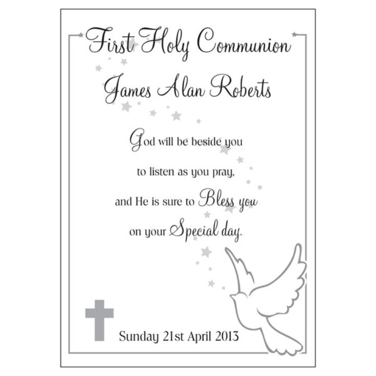 First Communion Messages Sample