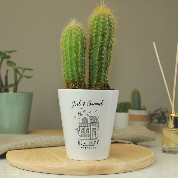 Personalised New Home Plant Pot product image