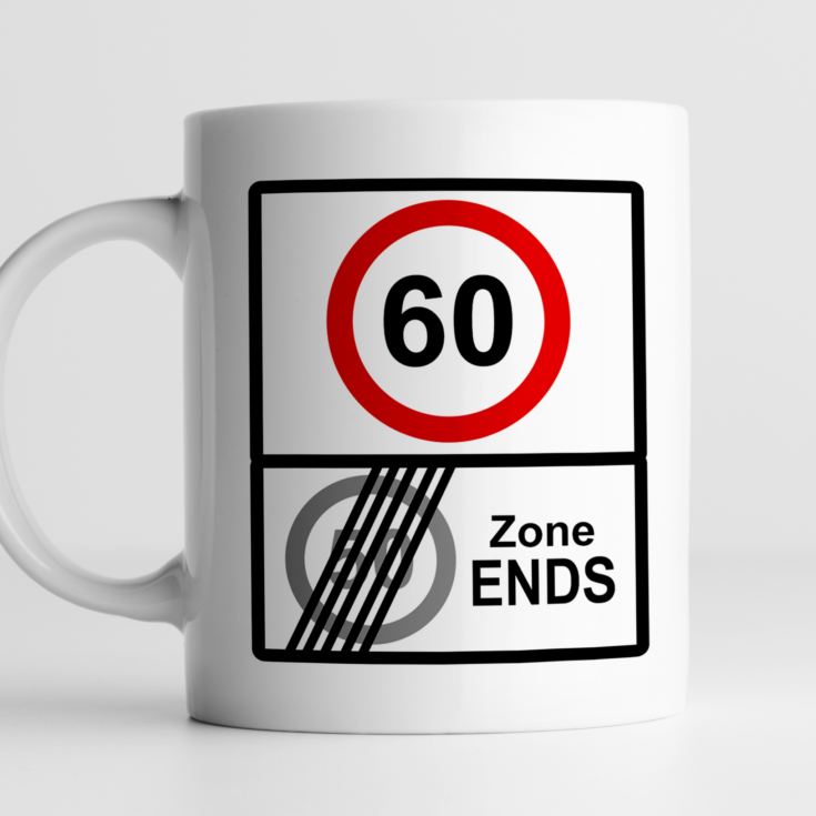 Personalised Zone Ends 60th Birthday Mug product image