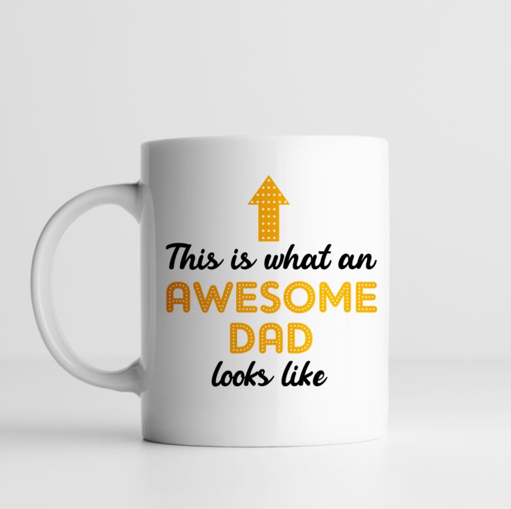 Personalised Awesome Dad Mug product image