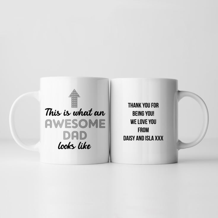 Personalised Awesome Dad Mug product image