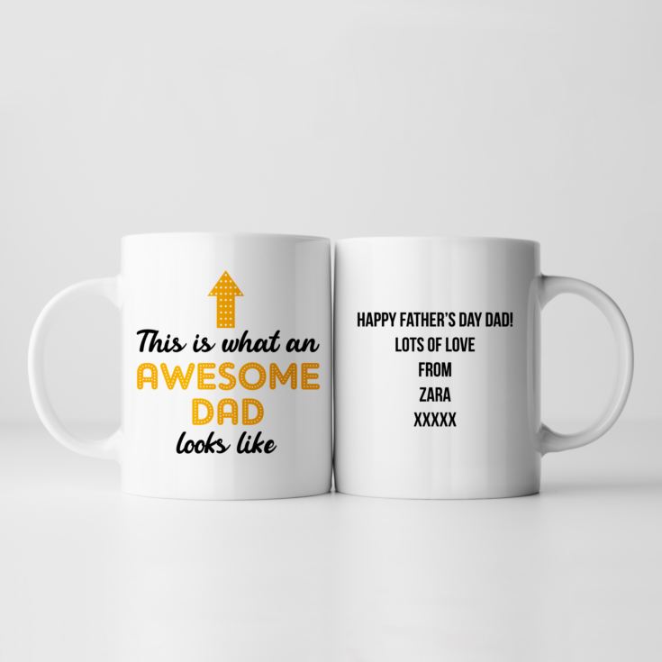 Personalised Awesome Dad Mug product image