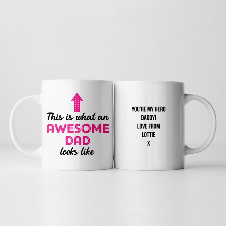 Personalised Awesome Dad Mug product image