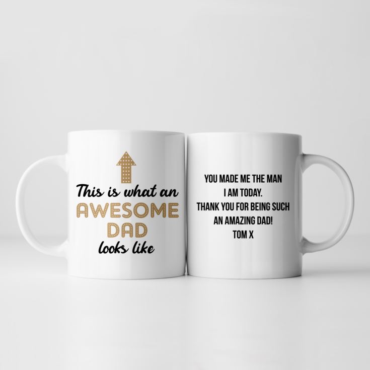 Personalised Awesome Dad Mug product image