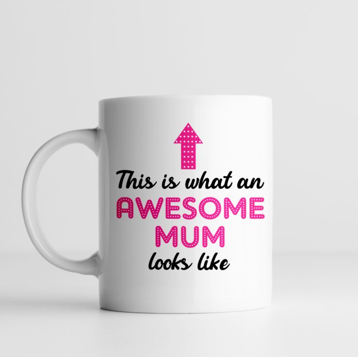 Personalised Awesome Mum Mug product image