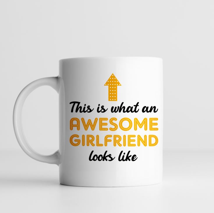 Personalised Awesome Girlfriend Mug product image