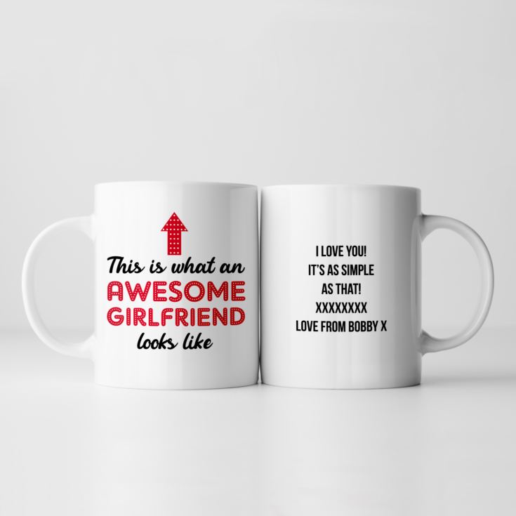 Personalised Awesome Girlfriend Mug product image