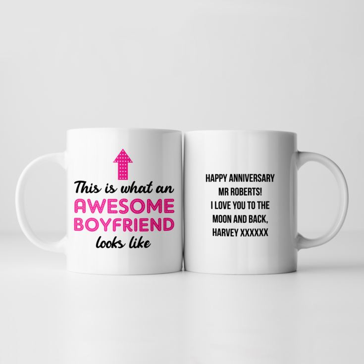 Personalised Awesome Boyfriend Mug product image