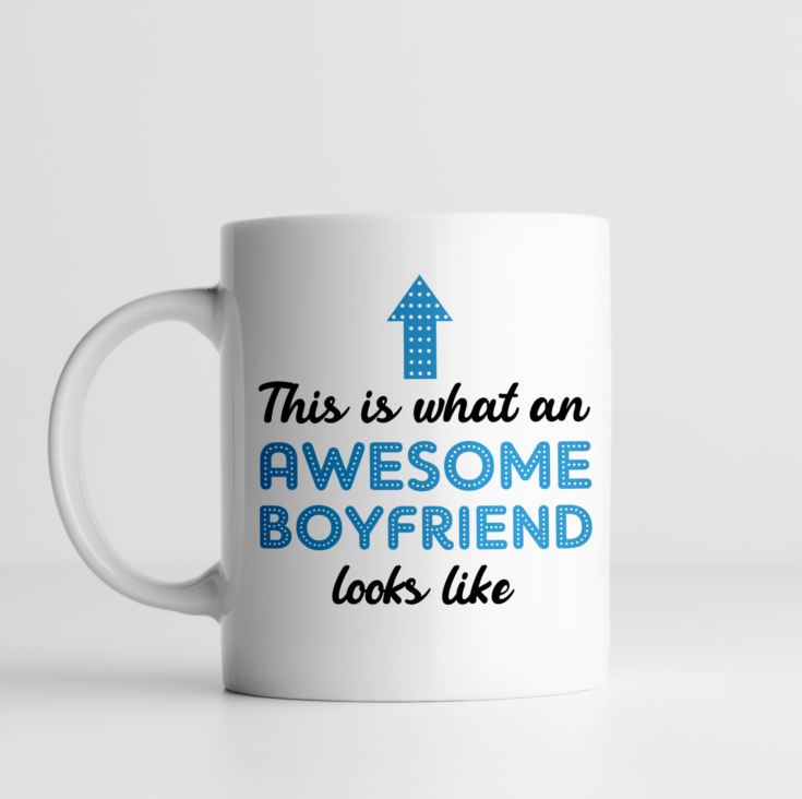 Personalised Awesome Boyfriend Mug product image