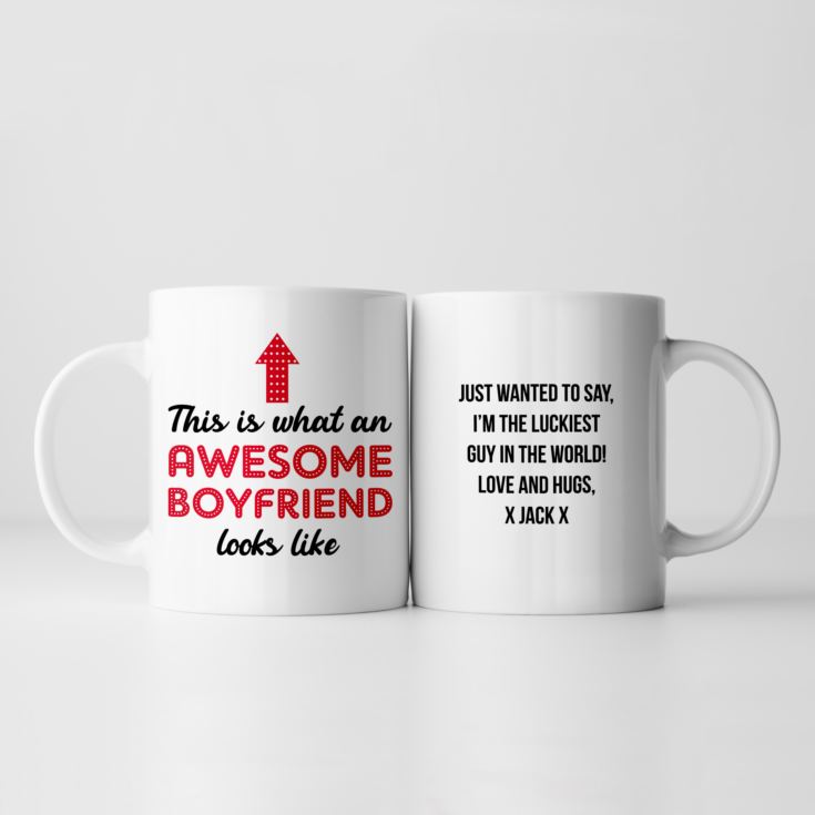 Personalised Awesome Boyfriend Mug product image