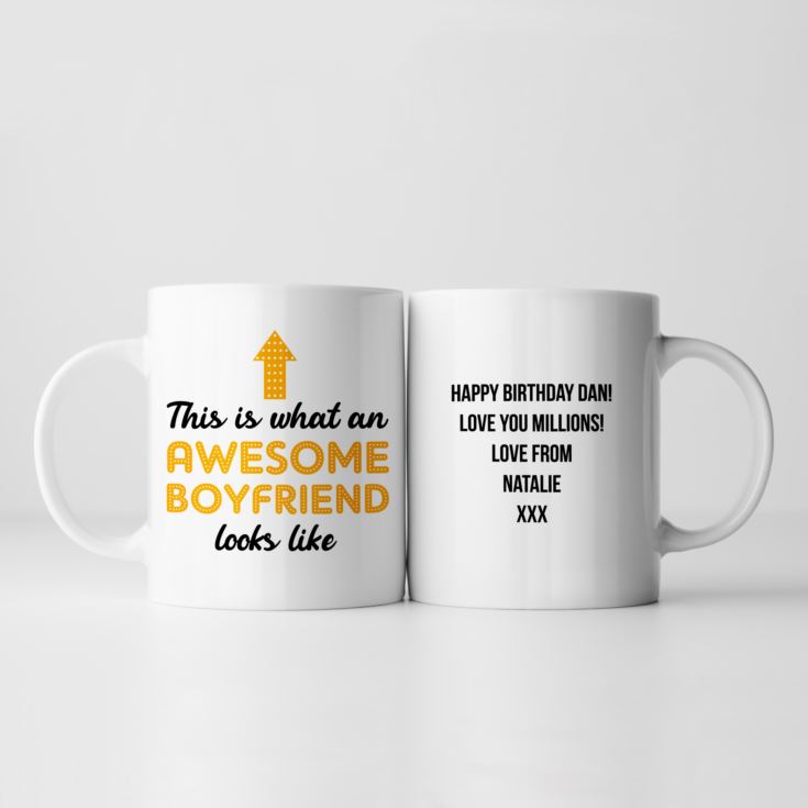 Personalised Awesome Boyfriend Mug product image