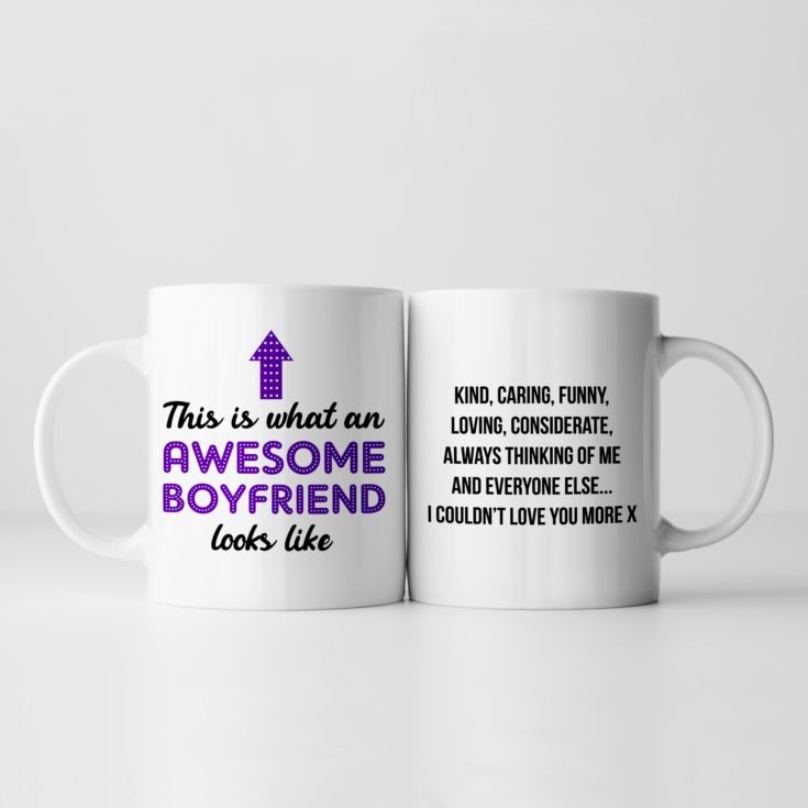 Personalised Awesome Boyfriend Mug product image