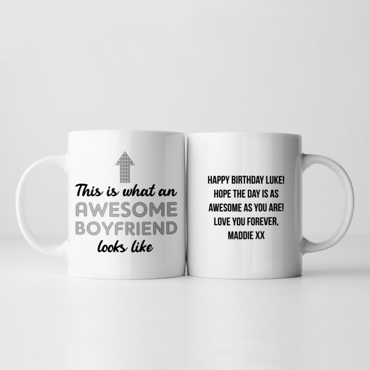 Personalised Awesome Boyfriend Mug product image