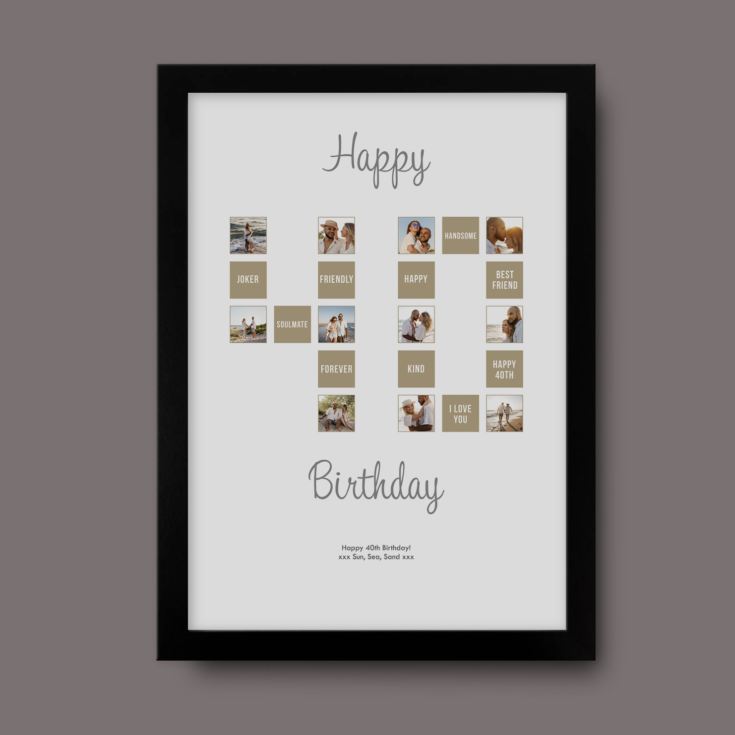 Personalised 40th Special Birthday Prints product image