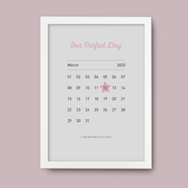 Personalised Anniversary Date Prints product image