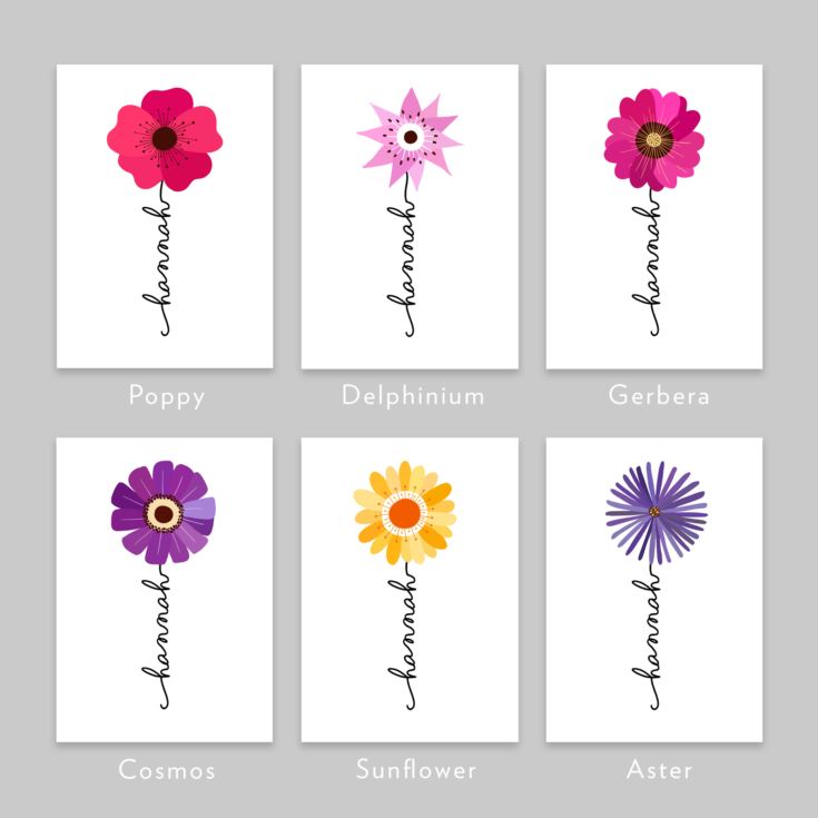 Personalised If Mums Were Flowers Print product image