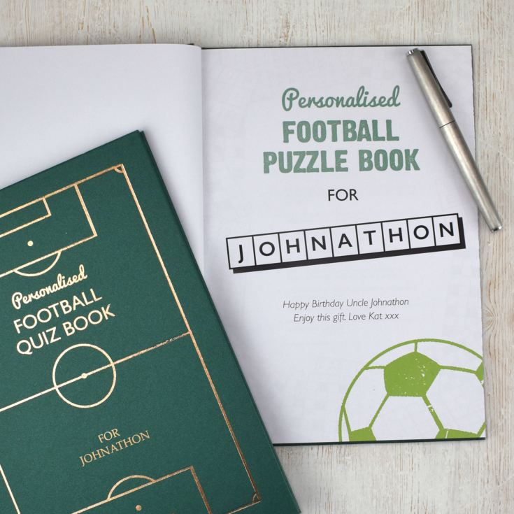 Personalised Manchester United Football Quiz Book product image