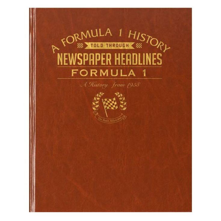 Formula One Newspaper Book - Leatherette Cover product image