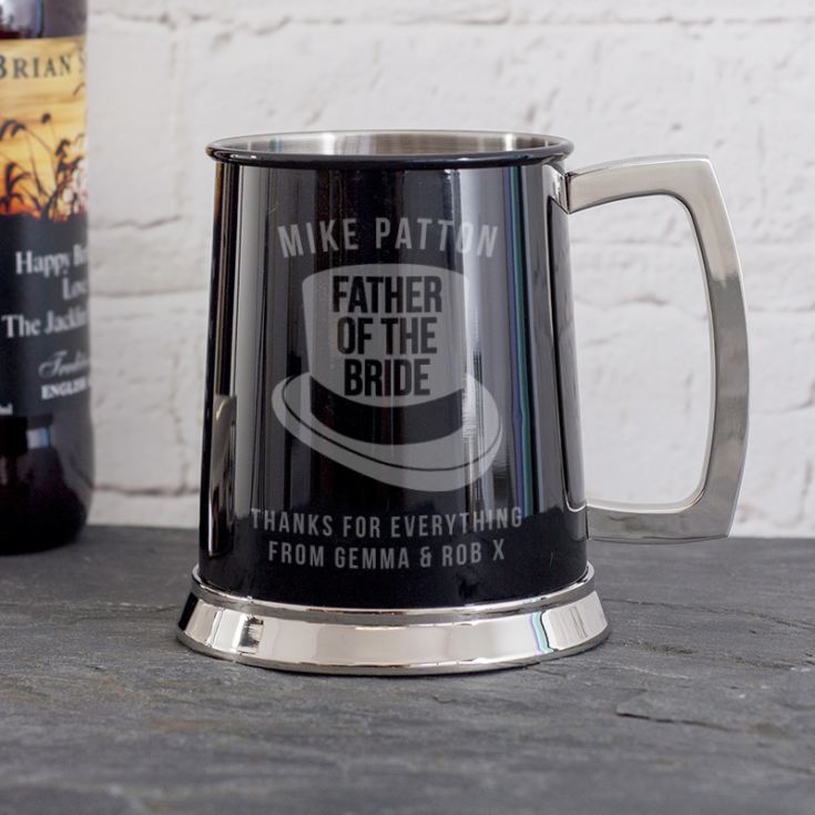 father of the bride tankard