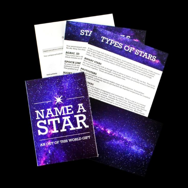 Name a Star - Binary Star Gift Set - Buy a Star Personalised Gift