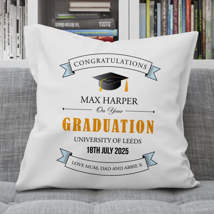 Personalised Graduation Cushion product image