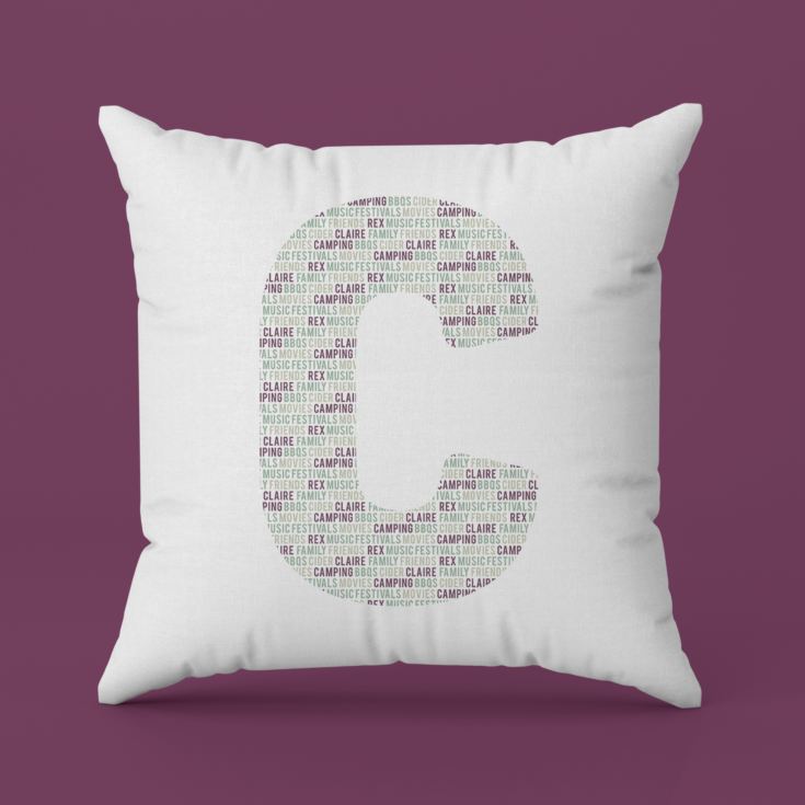 Personalised Letter Cushion product image