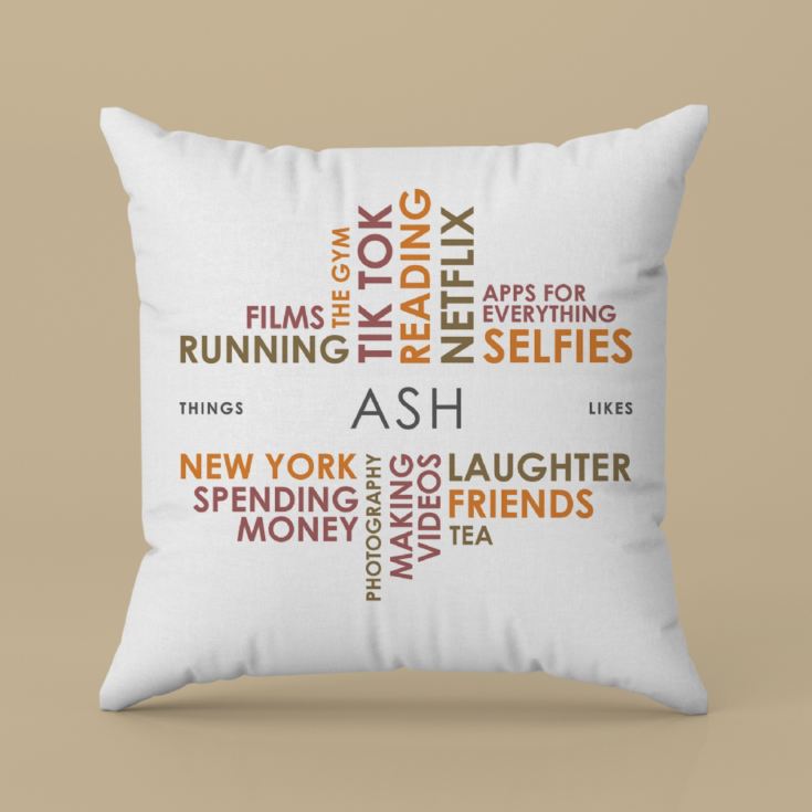 Personalised Likes Cushion product image