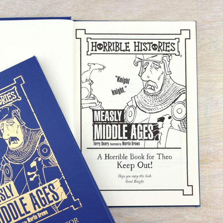 Horrible Histories Measly Middle Ages - Personalised Book product image