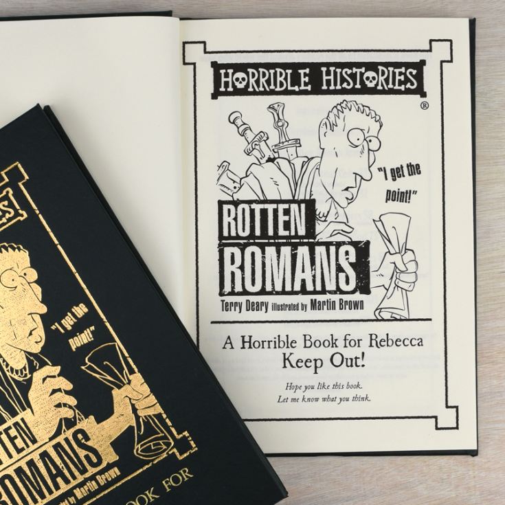 Horrible Histories Rotten Romans - Personalised Book product image