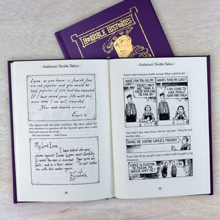 Horrible Histories Terrifying Tudors - Personalised Book product image