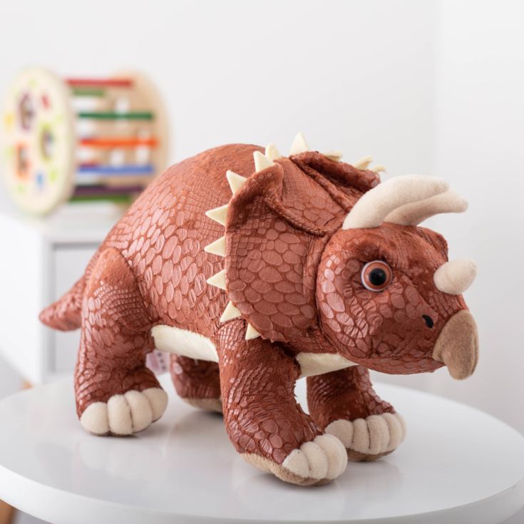 Dinosaur Stomp the Triceratops Soft Toy product image