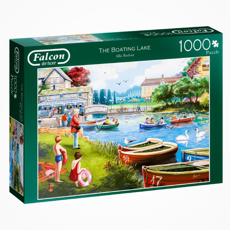 The Boating Lake 1000 Piece Falcon Jigsaw Puzzle product image