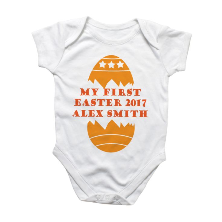 my first easter baby grow