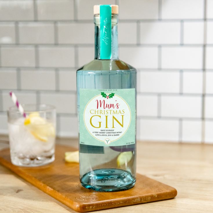 Personalised Mum Christmas Gin product image