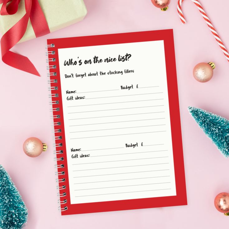 Personalised Christmas A5 Planner product image