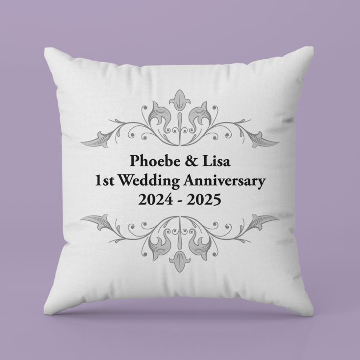 Personalised Anniversary Cushion product image