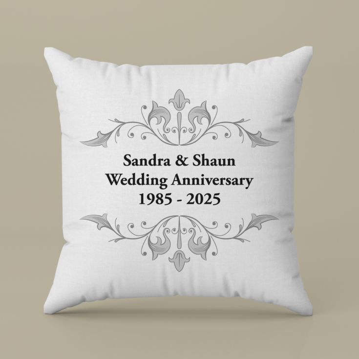 Personalised Anniversary Cushion product image