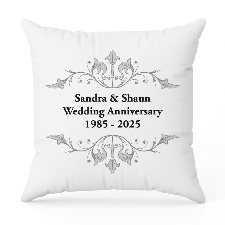 Personalised Anniversary Cushion product image